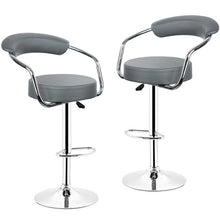 Load image into Gallery viewer, JEOBEST 2pcs/pair Adjustable Gas Lift Bar Stools Modern PU Leather Hollow Backrest chair New Arrival HWC
