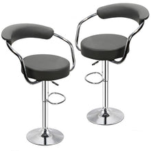 Load image into Gallery viewer, JEOBEST 2pcs/pair Adjustable Gas Lift Bar Stools Modern PU Leather Hollow Backrest chair New Arrival HWC